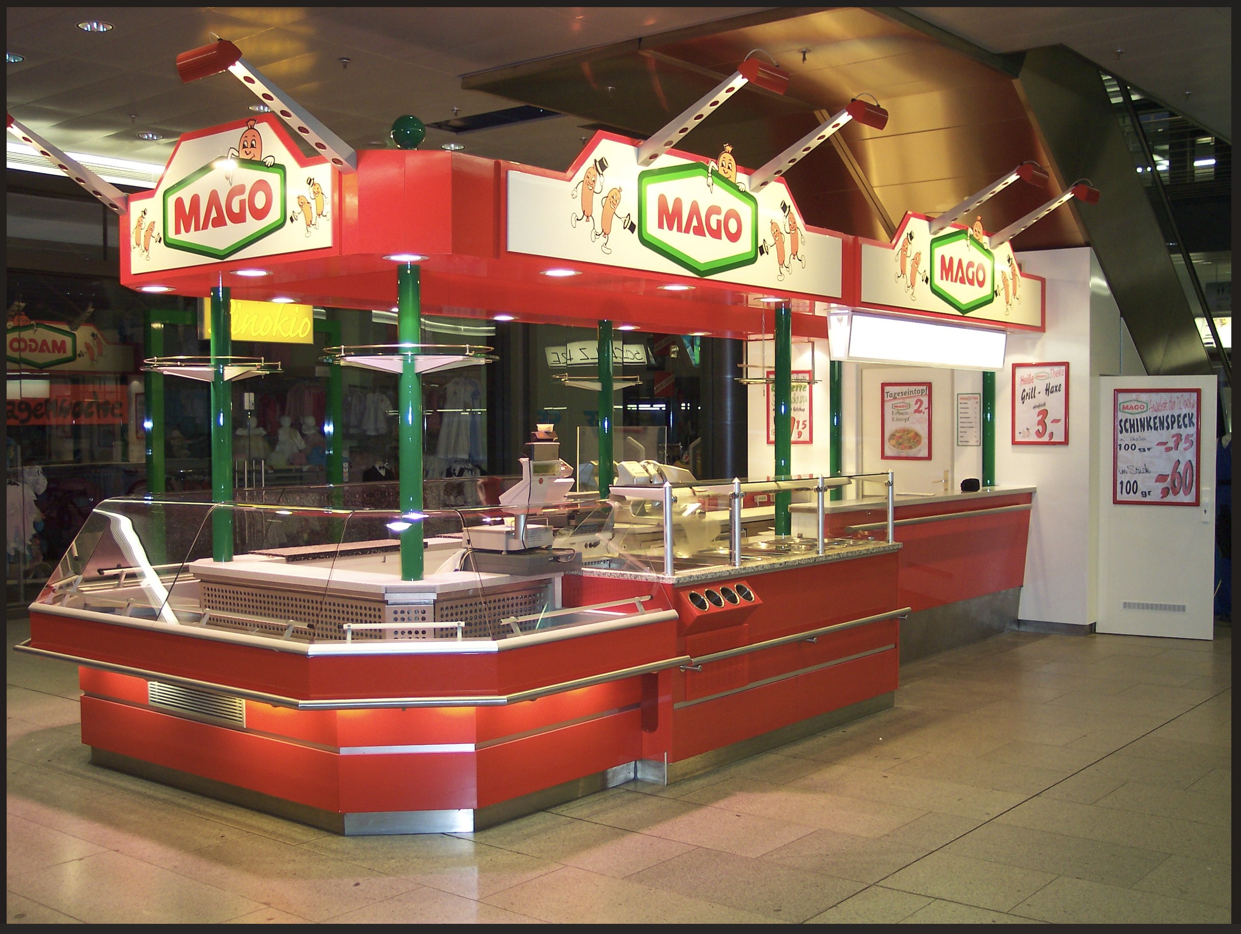 Ladeneinrichtung Berliner Metzgerei